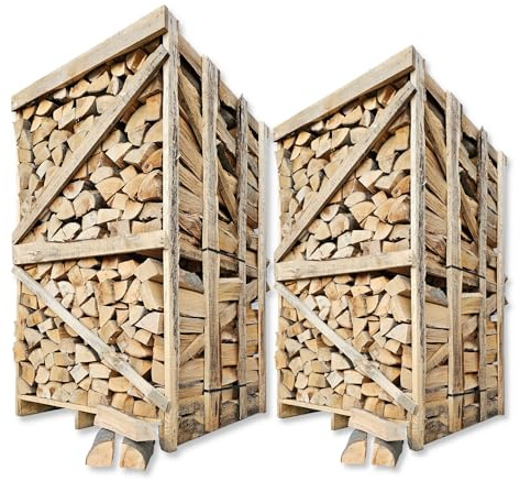 3 Boxen Brennholz je 1,8 RM Buche 33cm Luftgetrocknet ofenfertig Kaminholz Heiz Holz Feuerholz Scheitholz Kaminfeuer Lagerfeuer Pizzaofen Ofen | Energie Kienbacher