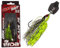 Wild Devil Baits Blade Jig Chatterbait Spinnköder Chatter Bait Kunstköder Barsch Hecht Zander (UV Green Pumpkin)