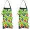SAITUO 2 Piezas Bolsas De Plantas Transpirables con 8 Agujeros Bolsas de Cultivo de Fresa para Plantas de Verduras Bolsas Colgantes Verticales para Plantas,Fresas,Hierbas,Verduras(Verde Oscuro)