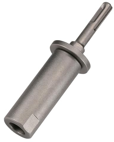 Vearter SDS Plus Tournevis de tige de terre pour tige de mise à la terre de 1,6 cm, embouts adaptateurs en acier 40CrMo pour tous les marteaux perforateurs SDS-Plus, outil amovible robuste pour
