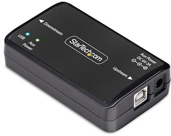 StarTech.com Galvanische USB-Trennung 6kV, Galvanischer Isolator/Trenner, IP40, DIN-Schiene, Galvanischetrennung, USB 2.0/1.1