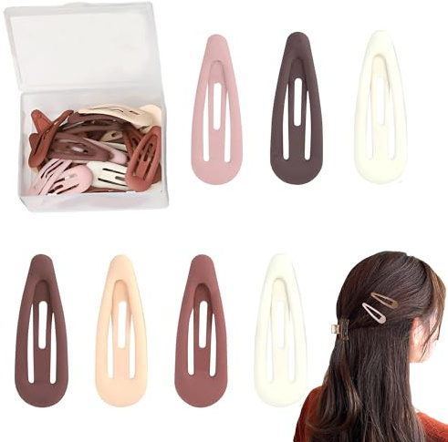 Barettes Cheveux Filles,50 PCS Barrettes Colorées Barettes Cheveux Mignon Petite Pince Cheveux Antidérapantes Fluorescent Barrettes à Cheveux pour Femme Fille Enfant Bébés