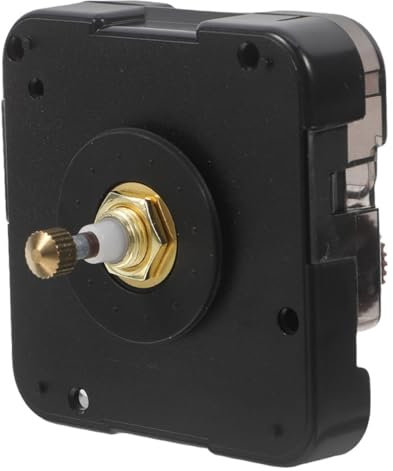 OSALADI Gran movimiento de reloj hámster portátil bolígrafo esponjoso signos divertidos reloj colgante wok kit de accesorios de reparación de reloj movimiento de reloj de pared Metal Black