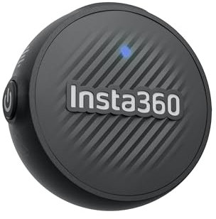 Insta360 Mic Air Transmitter, 7.9g Ultralight, Wireless Microphone X5/X4/Ace Pro 2 Noise Cancelling, Vlog, Streaming