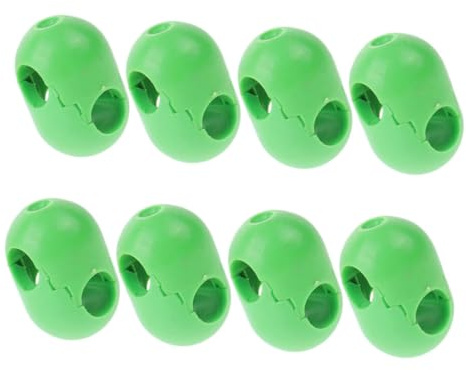 TOYANDONA 8pcs Outdoor Climbing Rope Connectors Plastic Buckles for Playground Cargo Nets Reliable Fixed Buckle Accessories for Climbing Nets and Playhouse Equipment Safe and Stable for