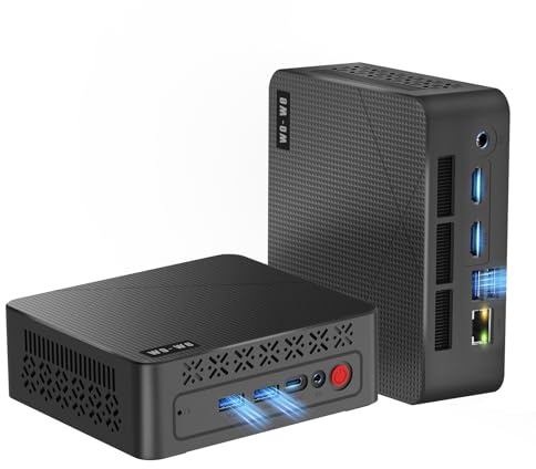 wo-we P6 AMD Ryzen 5 3550H Mini PC,16GB DDR4 RAM & 512GB NVMe SSD (Beat N150/N100/N95, 4C/8T, Up to 3.7Ghz) Mini Computers, Dual HDMI 2.0, 4K Triple Display, Wi-Fi5/BT 5.0, for Business,Home,Office