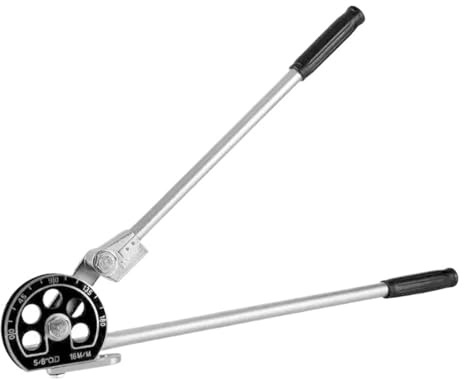 Rörböjare 180-graders tunnväggsrör bockare aluminium rostfritt stål manuell koppar för rörböjningsverktyg (16 mm)