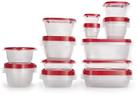 Rubbermaid TakeAlongs Food Storage Containers Set of 26 Clear