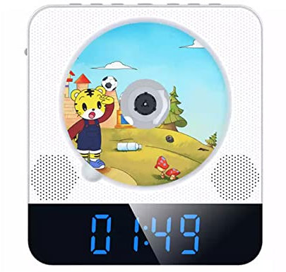 ZXNQ Bluetooth Dvd, CD, CD-G, HD-CD, Lettore WMA, connessione Cavo AV/HDMI, Riproduzione Scheda TF/Disco U, Memoria Breakpoint, Ripetizione A-B,Bianca