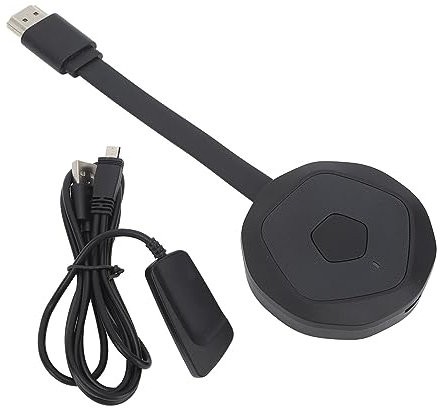 Adaptateur de Dongle D'affichage HDMI sans Fil, pour Ordinateur Portable, Smartphone, Streaming Audio Vidéo vers Projecteur TV, écran Vertical Horizontal, Interrupteur à clé pour