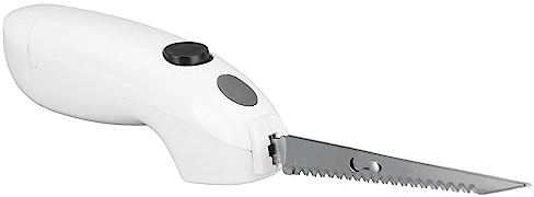 Electric Knife, Portable Cordless Electric Fillet Knife with Battery Powered Electric Fishing Knife for Carving Meat, Bread, Turkey, Ribs, Fillet, DIY, Steak