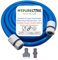 MYPURECORE Premium 3-Layer Food Grade Water Hose Pipe | 10m, 1/2 | Includes Faucet, Double Male & Click-Lock Connectors | Motorhome, Caravan & Campervan Accessories | Campers & Motorhome Gadgets