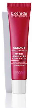 Biotrade Triple Active Spot Cream with Retinol, Azelaic Acid, and Niacinamide – Gentle Acne Cream for Blemish & Oily Prone Skin and Post Acne Marks – 30 ml