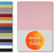 home4good Spannbettlaken 120x200cm, 100% gekämmte Baumwolle, Oeko-TEX 100, Jersey Spannbetttuch Bettlaken 120 x 200 - Rosa