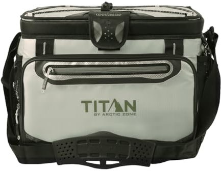 Titan 30 Can Zipperless HardBody Cooler, Keeps Ice 3 Days, Seagrass