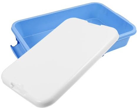 TOYANDONA Bandeja De Mano con Tapa Caja De Almacenamiento Portátil para Juguetes y Manualidades Fácil De Transportar