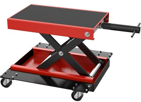 FIVMEN Sollevatore per moto, altezza regolabile 125 – 350 mm, sollevatore per moto, sollevatore per moto, carico 500 kg, supporto di montaggio per moto, tipo D