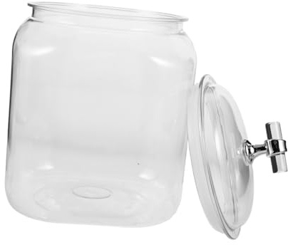 WEKAMOS Barattolo da Cucina in Plastica Trasparente con Chiusura Ermetica Contenitore per Spezie Cereali e tè Vaso per Conservazione Alimentare