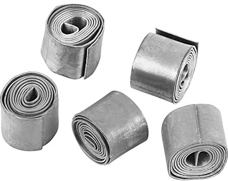 JINJUMEI Angeln Weiches Blei 5 Rollen 0.6mm Blatt Rolle Sinkers Gewichte Tackle Zubehör Platinen für Wildfischen Seefischen