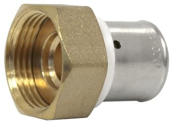 IBP Bänninger - Raccord à sertir - Raccord PER à sertir Ø20x1,9 - Femelle écrou Libre 3/4 (20/27) - IBP Bänninger