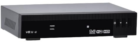 Staeekkzy Receptor Satelital V8X-II V8X2 HD DVB-S/S2/S2X 1080P 265 con Wi-Fi 2.4G Integrado, Ethernet, PowerVu Dre CCAM M3U CA Solt (UE) EU Plug