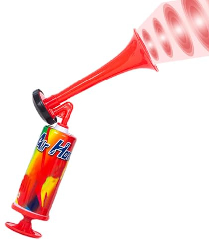Fotbollsspel Jubelhorn – 16 x 6 cm/120 g hållbar PP jubelhupe, handhållen