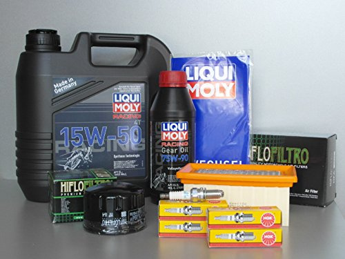 Wartungs - Set passend für BMW GS 1200 R (04-07) K25, mit Oelfilter, Zündkerze, Kettenfett