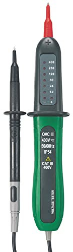 KPS-DT200 Detector de Tensión y Polaridad CAT III CA/CC: 12V, 24V, 50V, 120V, 230V, 400V