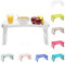 PLASTIFIC Tray with Legs Folding Table for Breakfast or Lunch in Bed Serving Bed Tray, Light Weight, Serving Tray With Folding Legs| 51 x 33 cm, One Size (White)