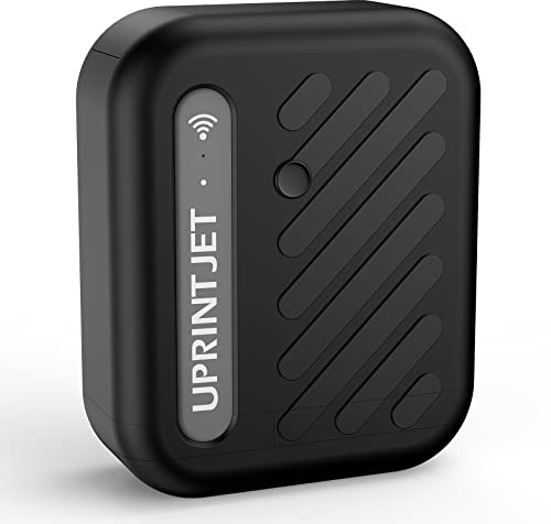 UPRINTJET Mini stampante a getto d'inchiostro portatile B10, stampante portatile compatibile con codificatore a getto d'inchiostro iOS/Android per data di produzione/logo/immagine/codice QR/codice a