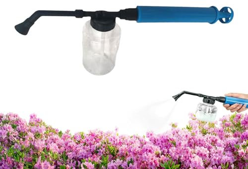 Zopoee Handstreuer, 250 ML Streugerät, Manueller Staubstreuer Düngerstreuer, Als Aussaathilfe Im Garten Oder Für Den Winterdienst, Ergonomisches Und Widerstandsfähiges Design