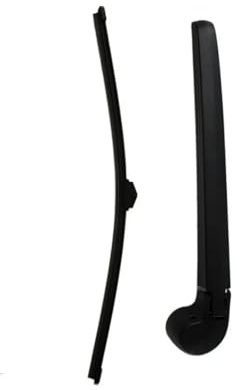 Ensemble de balais et bras d'essuie-glace arrière, pour Audi A1 3 portes (2010-2017/2018), 14 pouces, ABS