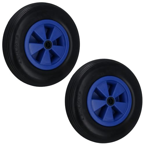 AB Tools Launch Trolley Wheels Puncture Proof Cellular Foam Sailing Dinghy Boat x 2 (Pair)