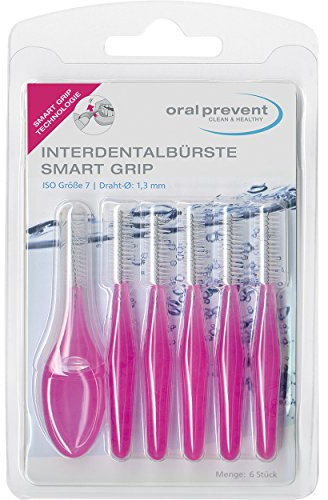 Oral Prevent Interdentalbürsten Smart Grip 1.30 mm lila, 2er Pack(2 x 6 Stück)
