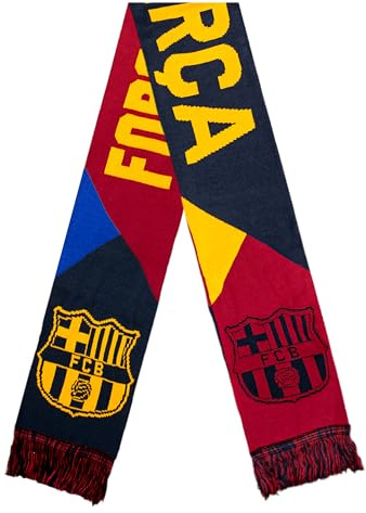 Icon Sports Spanska Primera Liga Barcelona unisex fasett vändbar laghalsduk, marinblå, en storlek (FCB17SC)
