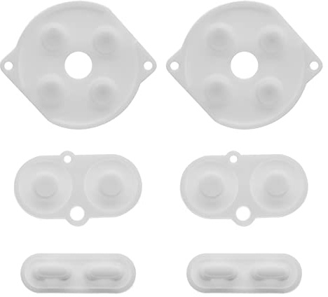 eMagTech 2 Set Coussinet de Bouton Conducteur en Caoutchouc Pièce de Réparation de Remplacement de Bouton de Manette Compatible avec Game Boy Color Manette