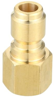 Hihaha Hochdruckreiniger-Kupplung/Äußerer männlicher Waschpistolenadapter Universal für Autos/Robustes Messing M14 x 1,5/1 Stück Kupferton