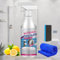 Limpiador para Manchas Difíciles, Limpiador Multifuncional para Cabina de Ducha, Eliminador de Cal Fuerte, Quitamanchas, Limpiador de Baño, para Cristal, Alcantarillado, Inodoros