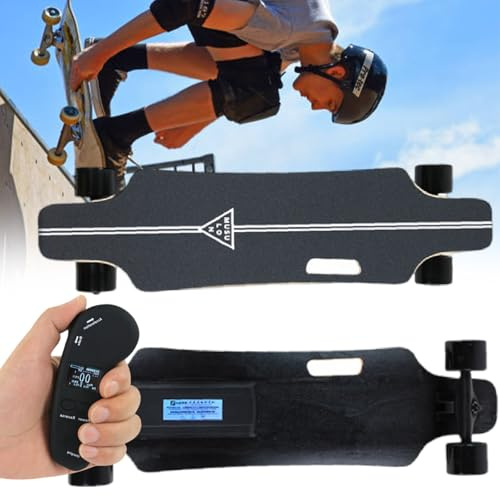 Sushangmao Patineta Eléctrica con Control Remoto Led Mejorado, Motorizada, Sin Escobillas, De 700 W, 4 Velocidades De Frenado Y Capacidad De Carga Máxima De 150 Kg para Adultos. 30km
