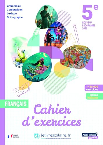 Français 5e: Cahier d'exercices