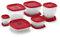 Rubbermaid Sortierte Lebensmittelaufbewahrungsbehälter – Box of: 1; Einzelpackung Menge: 24; Gesamtmenge: 24 Stück