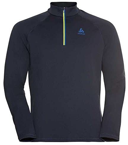 Odlo Uomo Maglia a maniche lunghe con zip BESSO