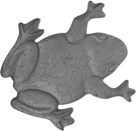 PartyKindom Piedra De De Hierro Fundido Estatua Decorativa De Jardín Paso Vintage Para Caminos De Jardín Césped Paisajismo y Al Aire