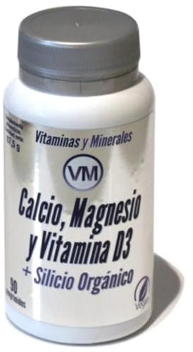 Calcio Magnesio Vitamina D3 Silicio Orgánico - Ynsadiet 90 unidades
