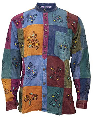 SHOPOHOLIC FASHION Herr semester lapptäcke skjorta, flerfärgad, XL