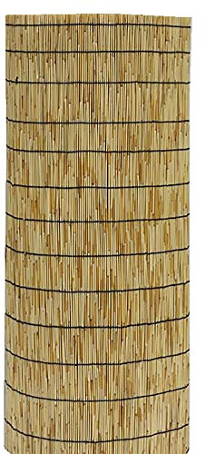 MIED Copertura Recinzione Giardino, Rotolo Schermante a Doghe per Giardino, All'Aperto, Protezione dal Vento e dal Sole, Pannello per la Privacy / 1X2M