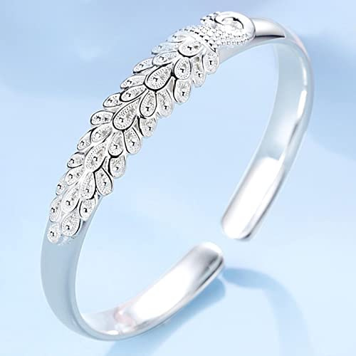 JIJIBA Bonita Pulsera de Plata de Ley 925 Brazaletes para Mujer Fiesta de Moda Boda Accesorios joyería Regalo