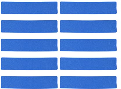 Kit di Marcatori per Linea di Campo, 10 Pezzi Linea di Marcatura Multiuso Marcatore per Spot da Tennis Pickleball Portatile Linea di Campo Adesivo per Segno di Campo per Pickleball Tennis(Blu)
