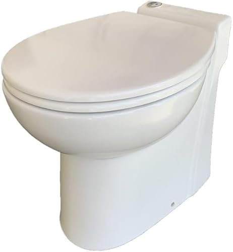WC mit integrierter Hebeanlage Sani-Start Dual Flush | WC-Sitz mit Absenkautomatik | 2-Mengen-Spülung | 220-240 V | 500 W | Hebeanlage | CE-Zertifizierung | Europäische Qualitätsprodukt