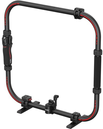 SMALLRIG Stabilizer Handheld Ring Grip for DJI RS 2 / RS 3 Pro/RS 4 / RS 4 Pro/RS 5 Gimbal, Supports Various Controls, Integrated Foldable Design, Max Load 17.6 lb - 4328